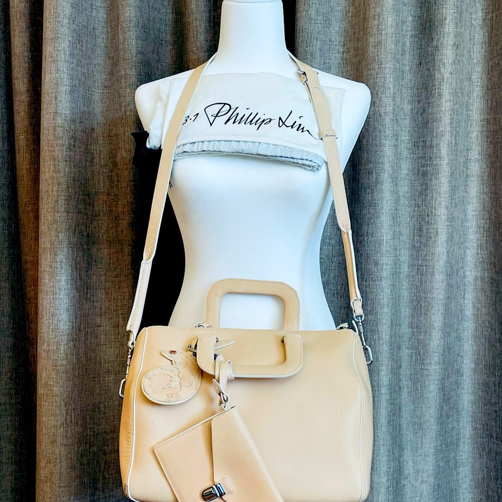 Phillip Lim smooth leather Boston bag.